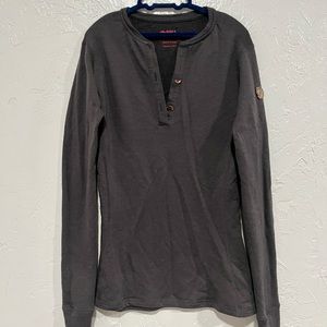 Fjallraven womens long sleeve henley tee XXS